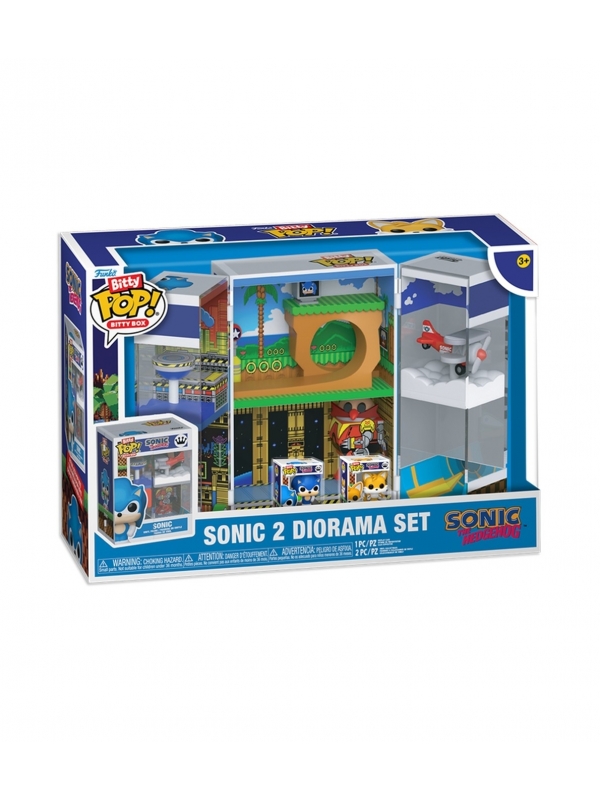 Funko Bitty POP! Box Sonic 2 Diorama Set - Sonic. Distribuidor España.