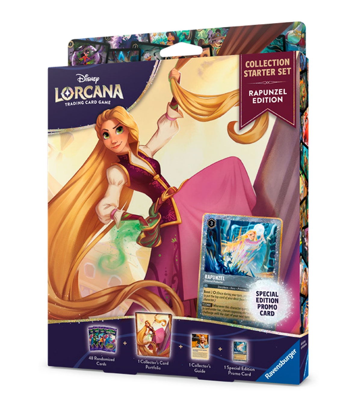 RAPUNZEL 海外プロモ 【Lorcana/ロルカナ】 Edición Rapunzel Disney Lorcana TCG. Distribuidor España.