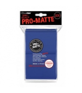 Fundas Standard Pro Matte Ultra Pro Color Azul - Paquete de 100