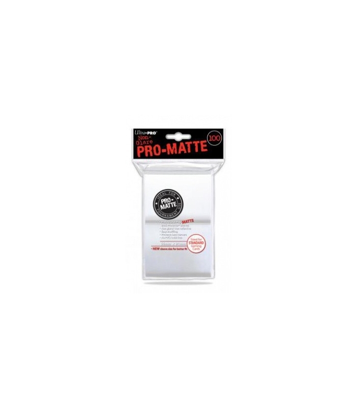 Fundas Standard Pro Matte Ultra Pro Color Blanco - Paquete de 100
