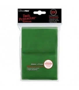 Fundas Standard Ultra Pro Color Verde - Paquete de 100