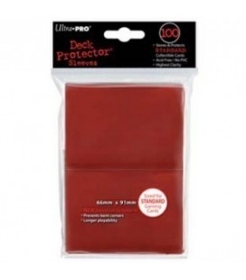 Fundas Standard Ultra Pro Color Rojo - Paquete de 100