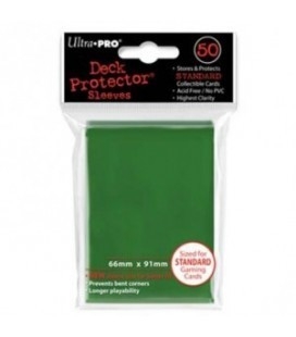 Fundas Standard Ultra Pro Color Verde - Paquete de 50