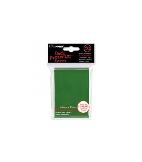 Fundas Standard Ultra Pro Color Verde - Paquete de 50