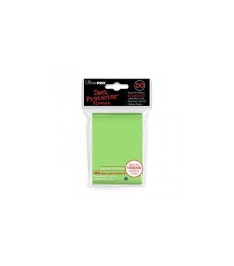 Fundas Standard Ultra Pro Color Verde Lima - Paquete de 50