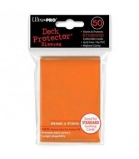 Fundas Standard Ultra Pro Color Naranja - Paquete de 50