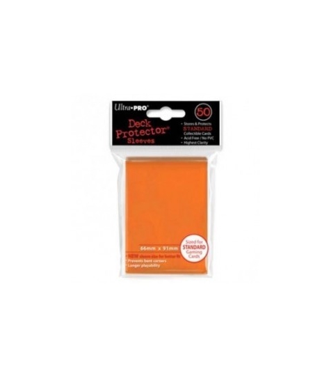 Fundas Standard Ultra Pro Color Naranja - Paquete de 50