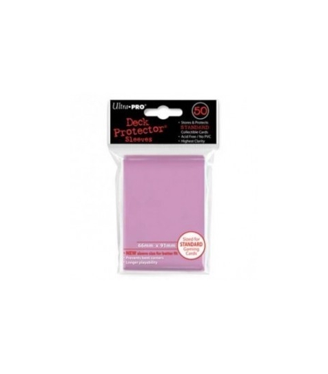 Fundas Standard Ultra Pro Color Rosa - Paquete de 50