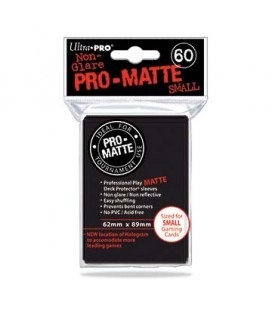Fundas Small Pro Matte Ultra Pro Color Negro - Paquete de 60