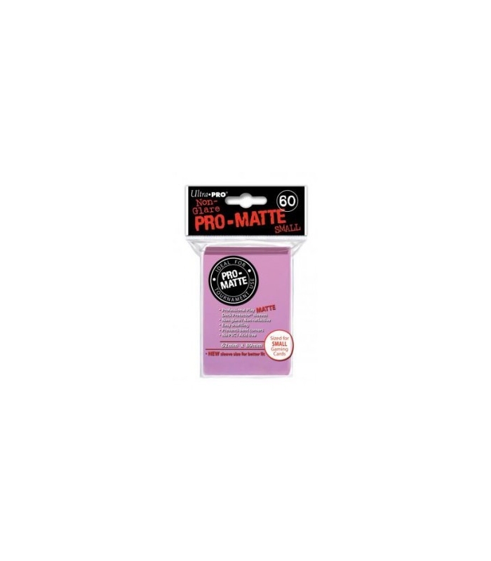 Fundas Small Pro Matte Ultra Pro Color Rosa - Paquete de 60