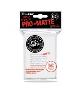 Fundas Small Pro Matte Ultra Pro Color Blanco - Paquete de 60