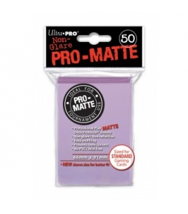 Fundas Ultra Pro Standard Pro Matte 66 x 91 Color Lila - Paquete de 50