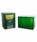 Caja de mazo Dragon Shield Gaming Box - Para 100 cartas. Color Verde