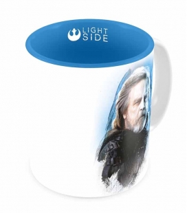 Luke Skywalker taza cerámica blanca-azul Star Wars EP VIII