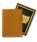 Fundas Standard Dragon Shield Matte Color Gold - Paquete de 100