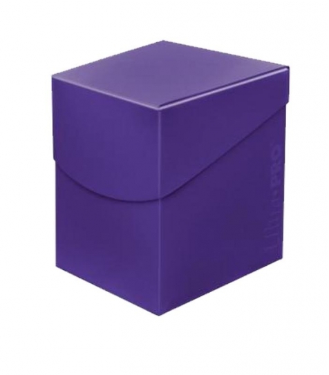 Caja de mazo para cartas Eclipse 100 Ultra Pro. Para 100 cartas. Color Royal Purple