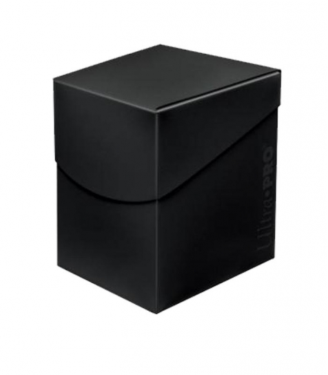 Caja de mazo para cartas Eclipse 100 Ultra Pro. Para 100 cartas. Color Jet Black