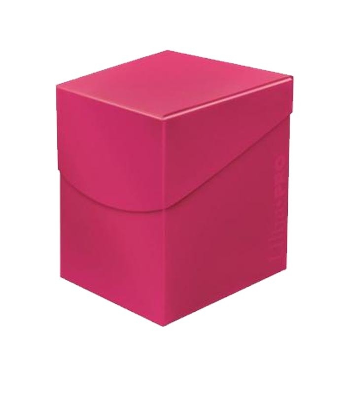 Caja de mazo para cartas Eclipse 100 Ultra Pro. Para 100 cartas. Color Hot Pink