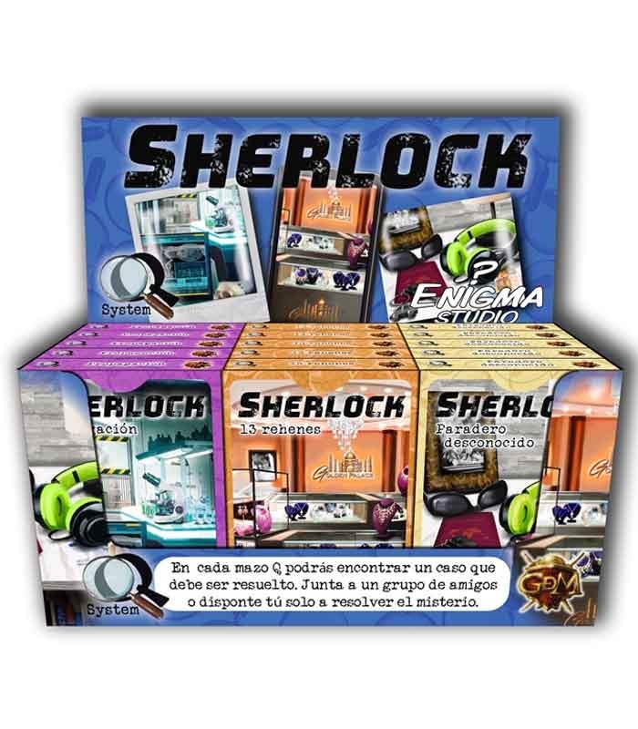 Expositor Serie Q Sherlock. Juego de mesa de GDM Games