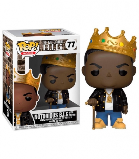 Funko POP! 77 The Notorious BIG with crown - Música