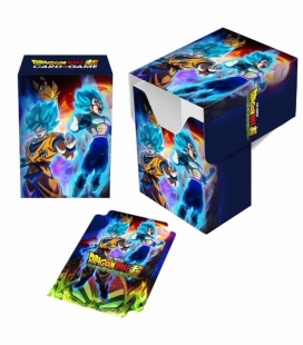 Caja de mazo Dragon Ball Super  Full-View Deck Box Goku, Vegeta, and Broly Ultra Pro