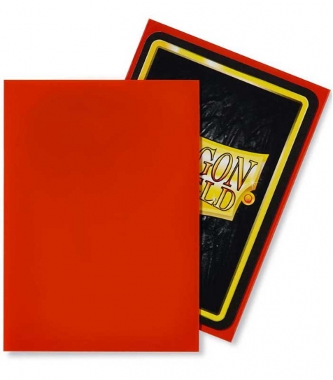 Fundas Standard Dragon Shield Classic Tangerine - Paquete de 60