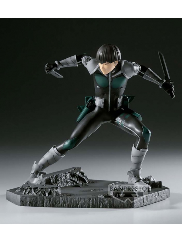 Banpresto Action Figure Soshiro Hoshina - Kaiju No. 8 'The Brush', 12 Cm, PVC, Collezionabile Ufficiale