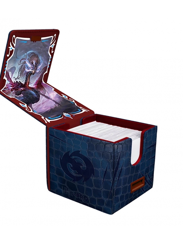 Ultra Pro Deck Box Premium Alcove Edge – Tarkir Dragonstorm Neriv – Similpelle Scaglia Di Drago, Magnetica, 100 Carte