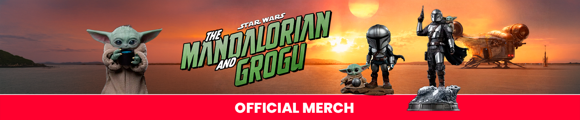 Banner Official The Mandalorian & Grogu Product
