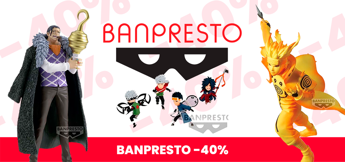 Oferta figuras Banpresto -40% solo para tiendas